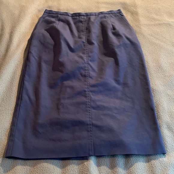 Talbots Petites navy pencil skirt with pockets size 4 - Picture 1 of 8